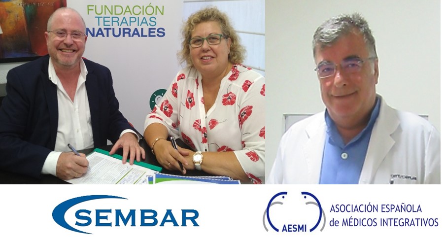 Los médicos integrativos de las Sociedades Científicas AESMI y SEMBAR se suman a la Fundación Terapias Naturales